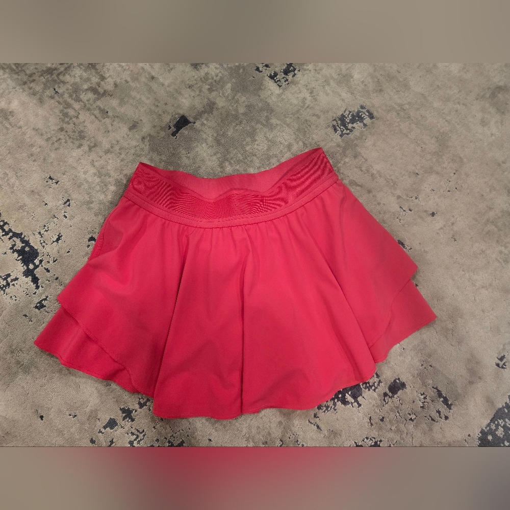 Lululemon Court Rival HR Skirt, Lipgloss Hot Pink, 8